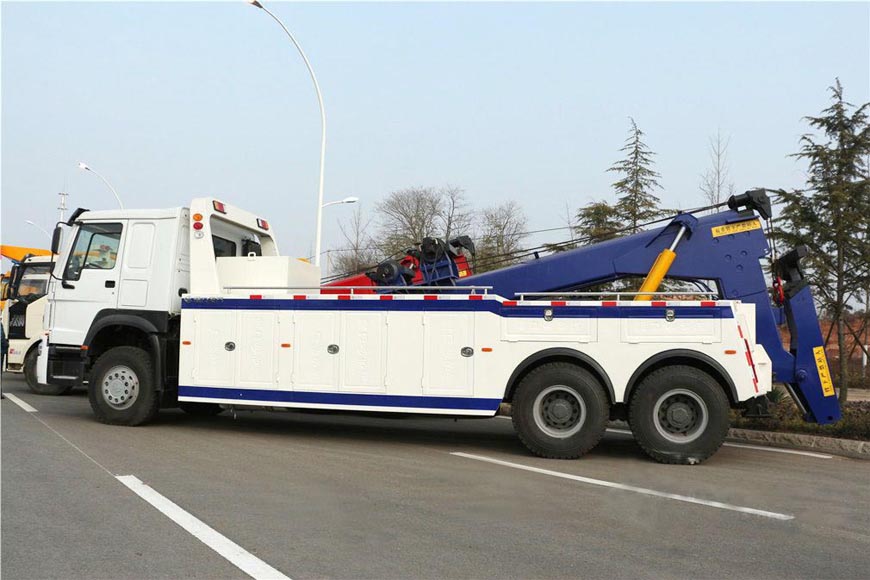 重汽后八輪CLW5250TQZZ5一拖一清障車(chē)